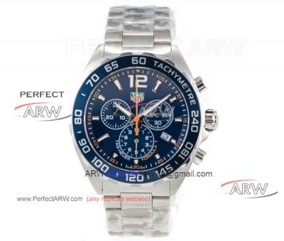 Replica Tag Heuer Formula 1 Review - Tag Heuer Formula 1 Blue Dial Chronograph Mens Watch 